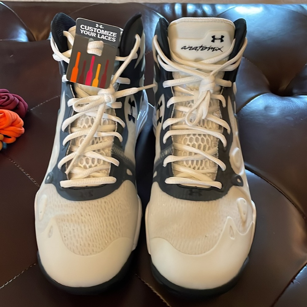 NEW Under Armour Micro G ANATOMIX Men's White Sz 9.5 - Picture 5 of 9